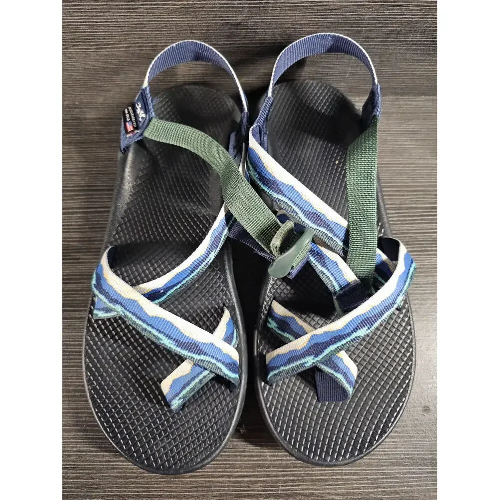 CHACO MEN'S Z/CLOUD 2 CUSHIONED SANDAL LANDSCAPE 11 US Multicolor Strappy USA